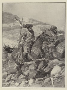 A ascensão da fronteira indiana, Lancers de Bengala cobram uma posição íngreme